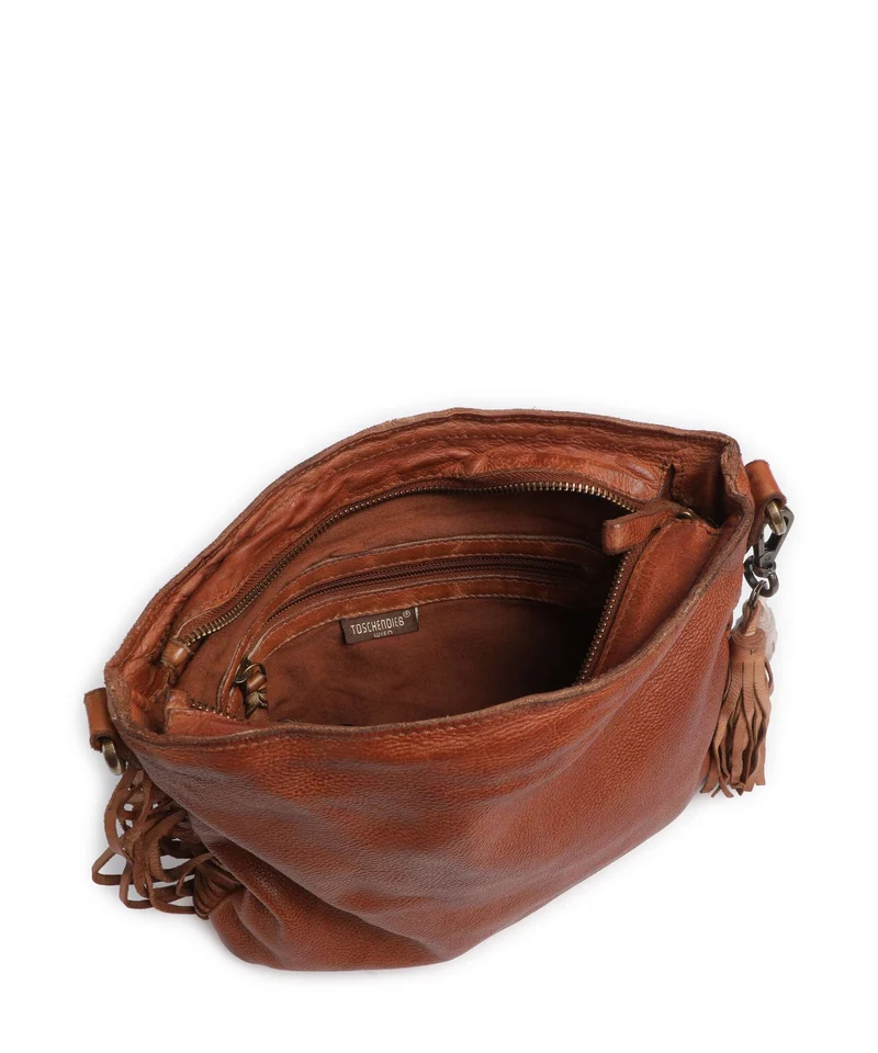 Taschendieb Wien Löwengasse 4x Umhängetasche cognac
