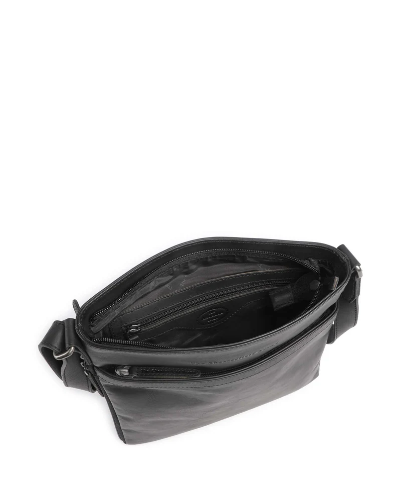 The Chesterfield Brand Wax Pull Up Cow Mirea Umhängetasche black