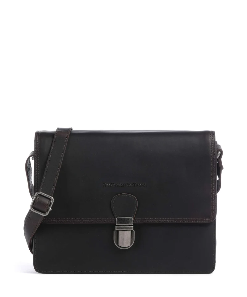 The Chesterfield Brand Wax Pull Up Cow Lunor Schultertasche brown