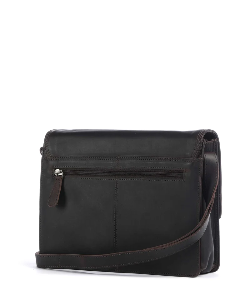 The Chesterfield Brand Wax Pull Up Cow Lunor Schultertasche brown