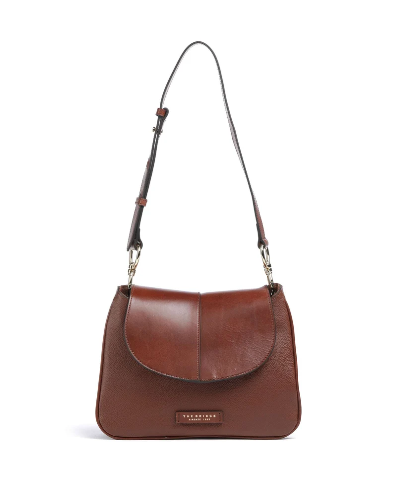 The Bridge Elisabetta Schultertasche marrone
