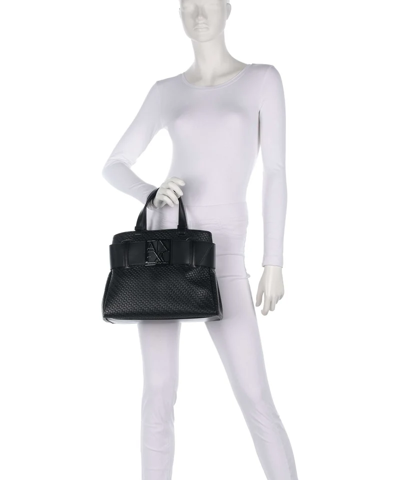 Armani Exchange Susy Soft Woven S Handtasche black