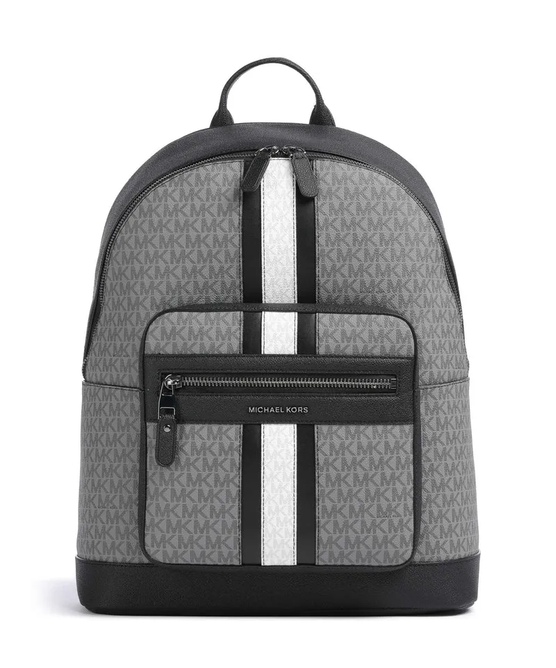 Michael Kors Hudson Rucksack str gray/black