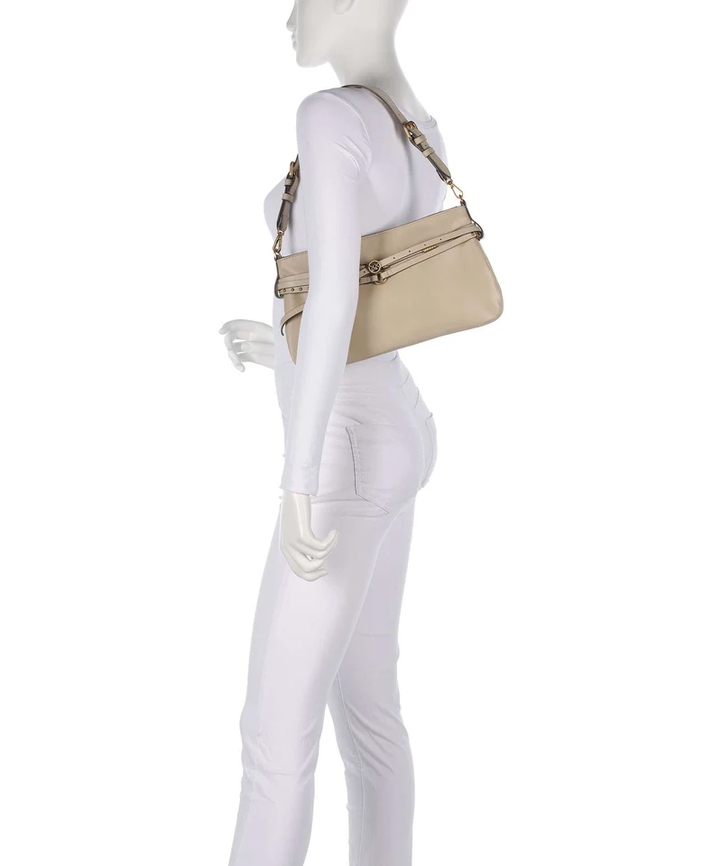 Pinko Belt Classic Schultertasche beige/grigio fumo/antique gold