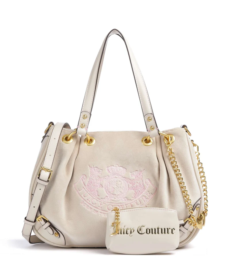 Juicy Couture Twig Narrative Velvet M Beuteltasche marshmallow