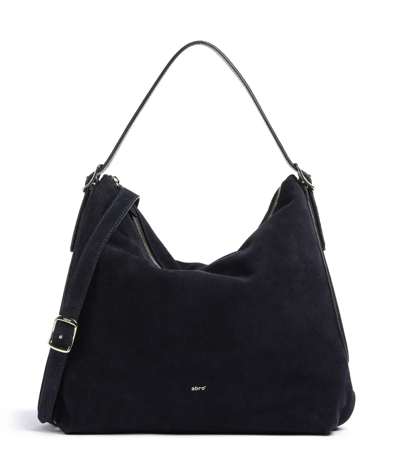 Abro Suede Carina Beuteltasche navy