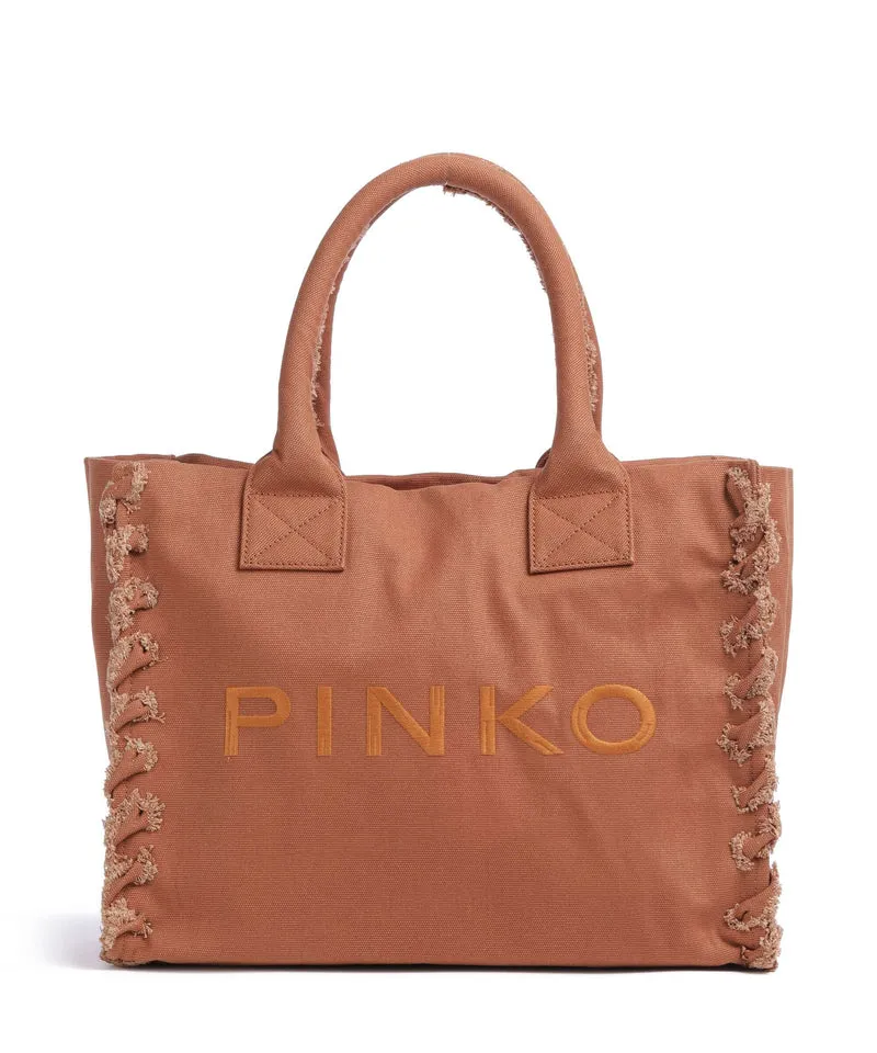Pinko Beach Handtasche beige/scoiattolo