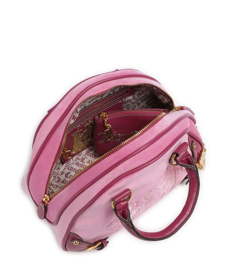 Juicy Couture Twig Narrative Velvet Handtasche super pink