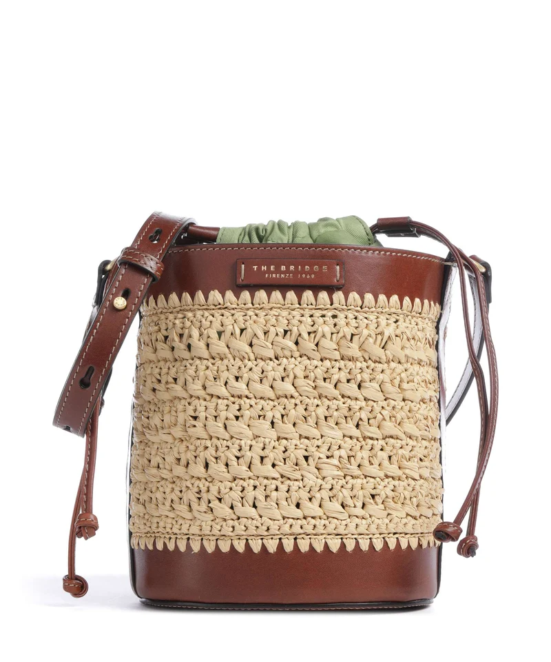 The Bridge Luna Bucket Handtasche marrone