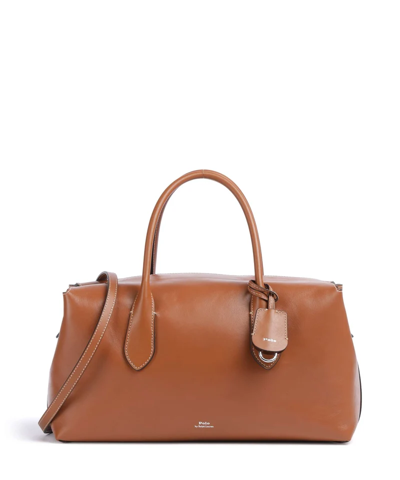 Polo Ralph Lauren Bellport Medium Handtasche cognac