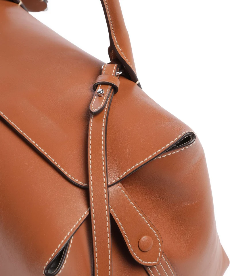 Polo Ralph Lauren Bellport Medium Handtasche cognac