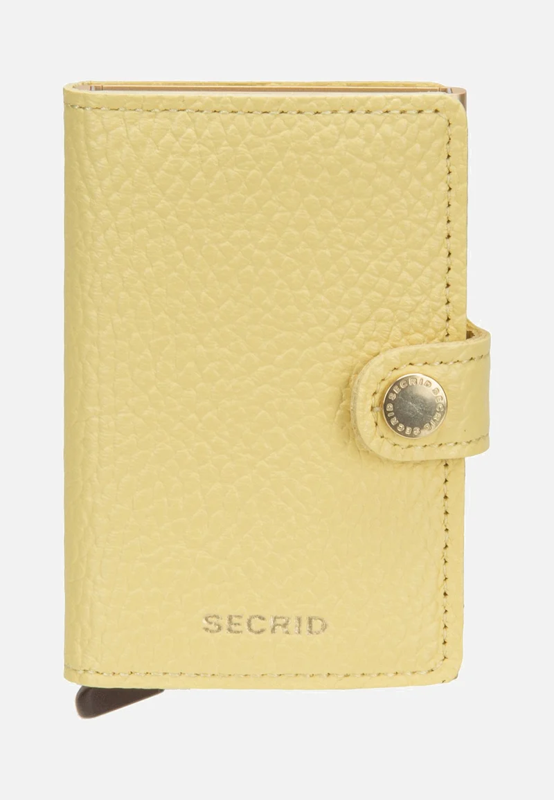 Miniwallet Pebble Butter Yellow - Portemonnaie