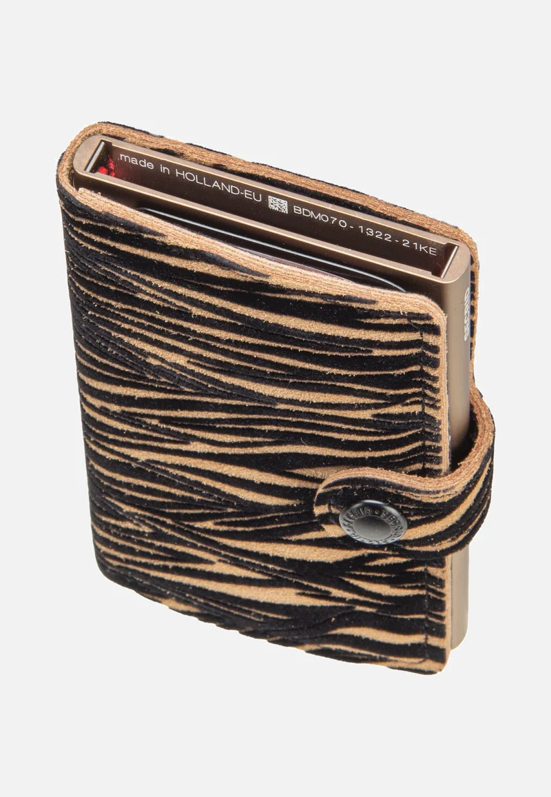 Miniwallet Zebra Beige - Portemonnaie