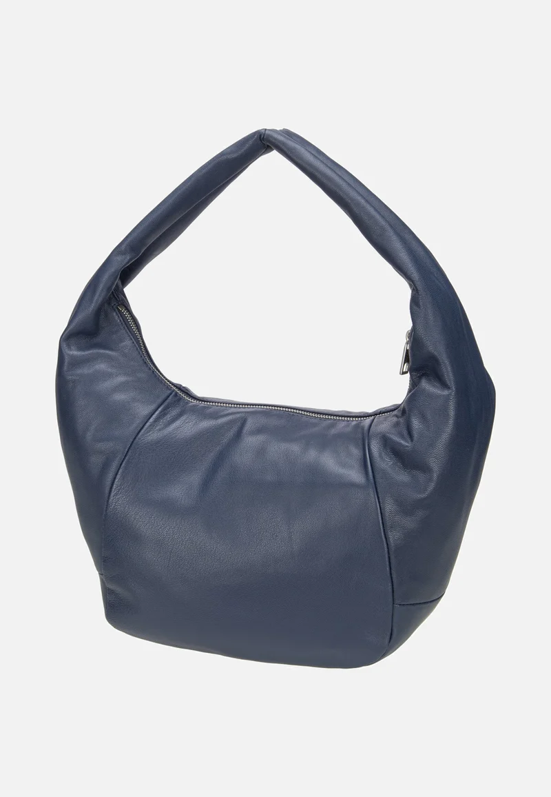 Farrah Hobo M Vintage Goat Peacoat - Hobo Bag