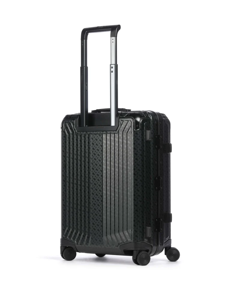 Samsonite Lite-Box Alu Boss Edition 4-Rollen Trolley graphite monogram