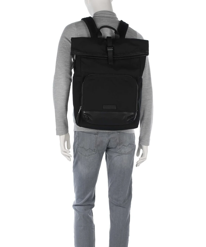 Marc O'Polo Mory M Rolltop Rucksack black