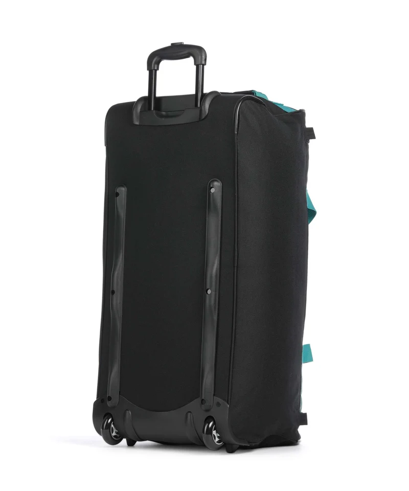 Travelite Basics Rollenreisetasche schwarz/petrol