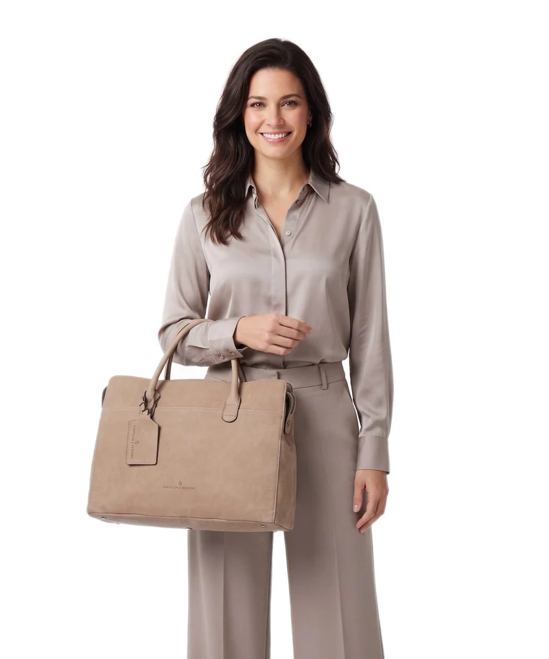 Castelijn & Beerens Carisma Laptoptasche beige