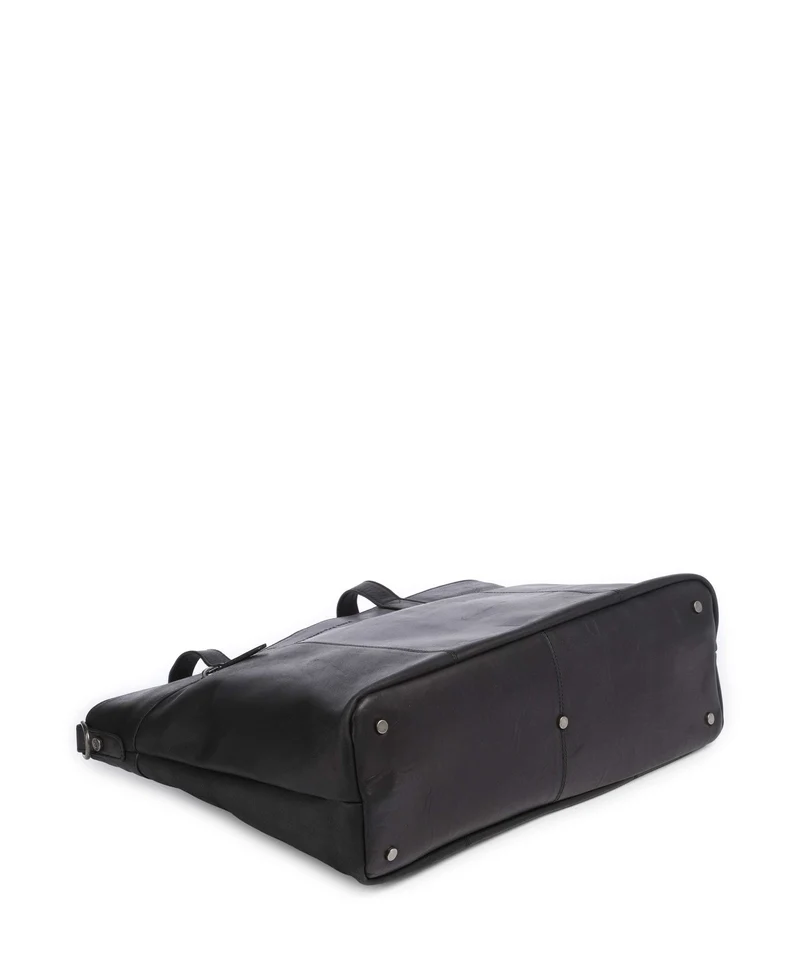 The Chesterfield Brand Wax Pull Up Cow Osira Shopper black