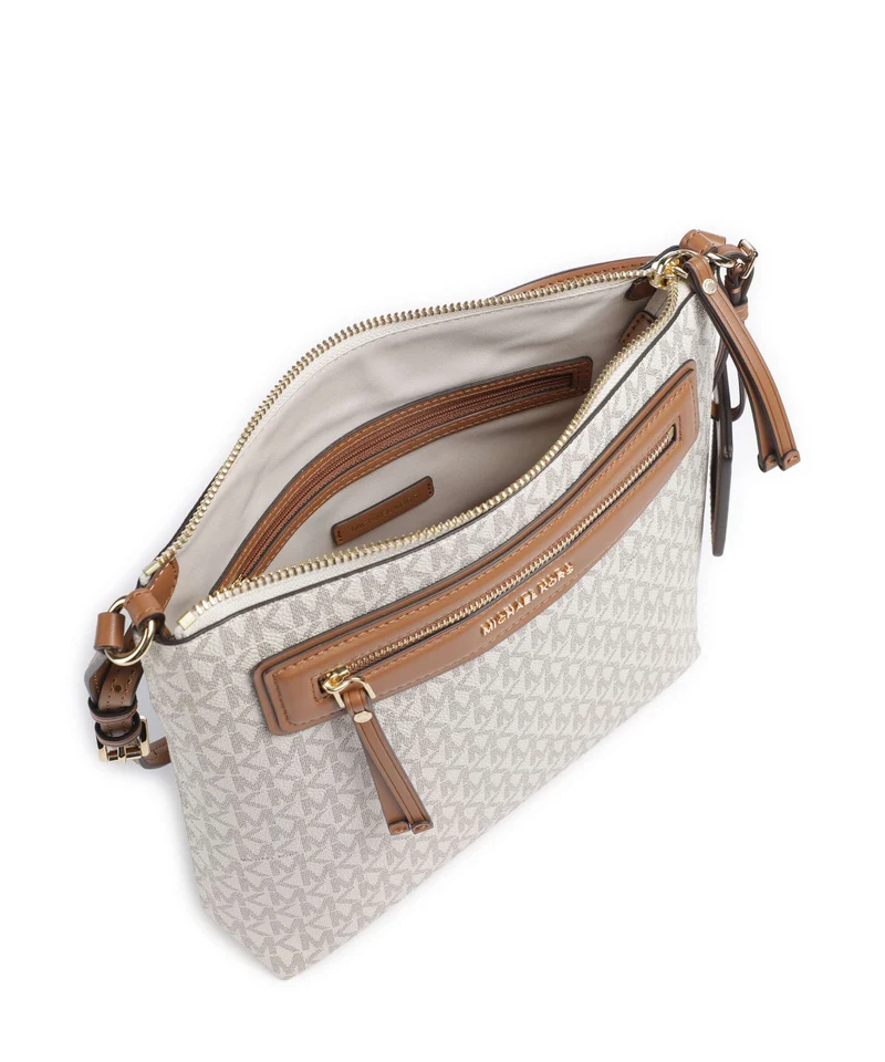 Michael Kors Jet Set Travel Large Umhängetasche vanilla/acrn