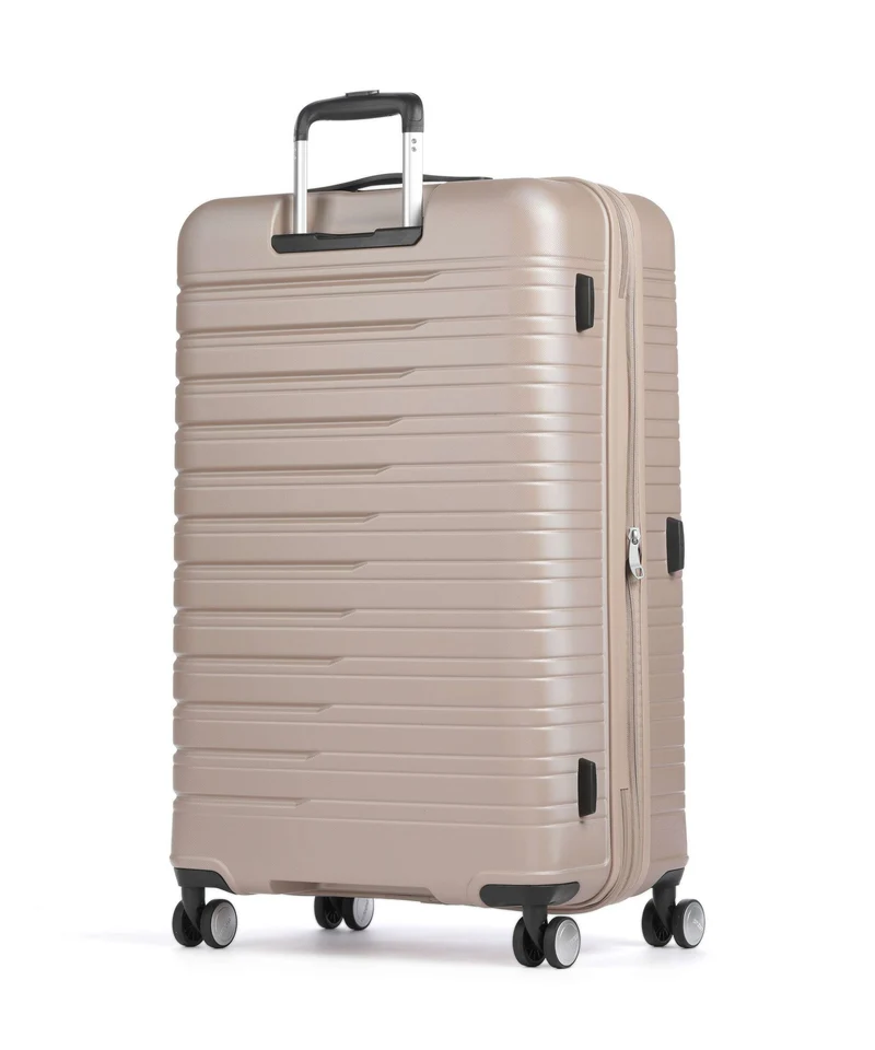 American Tourister Flashline 4-Rollen Trolley ivory gold