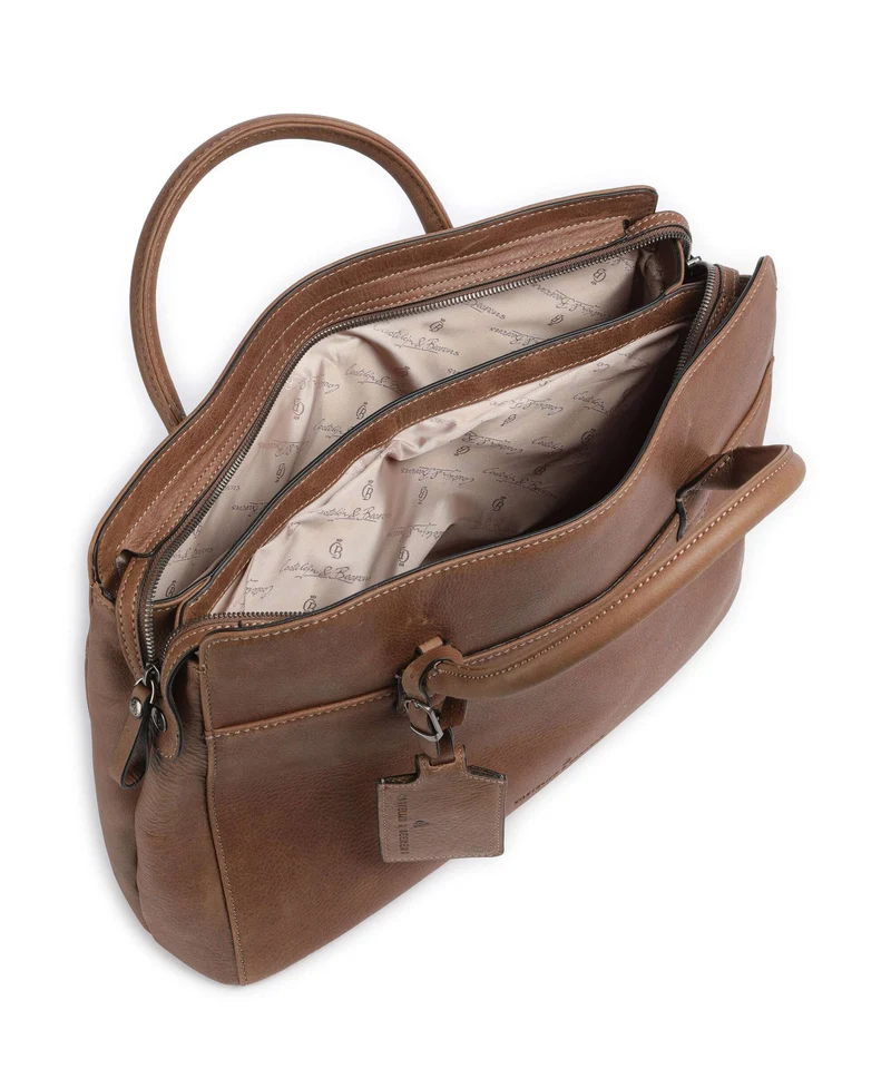 Castelijn & Beerens Carisma Laptoptasche cognac