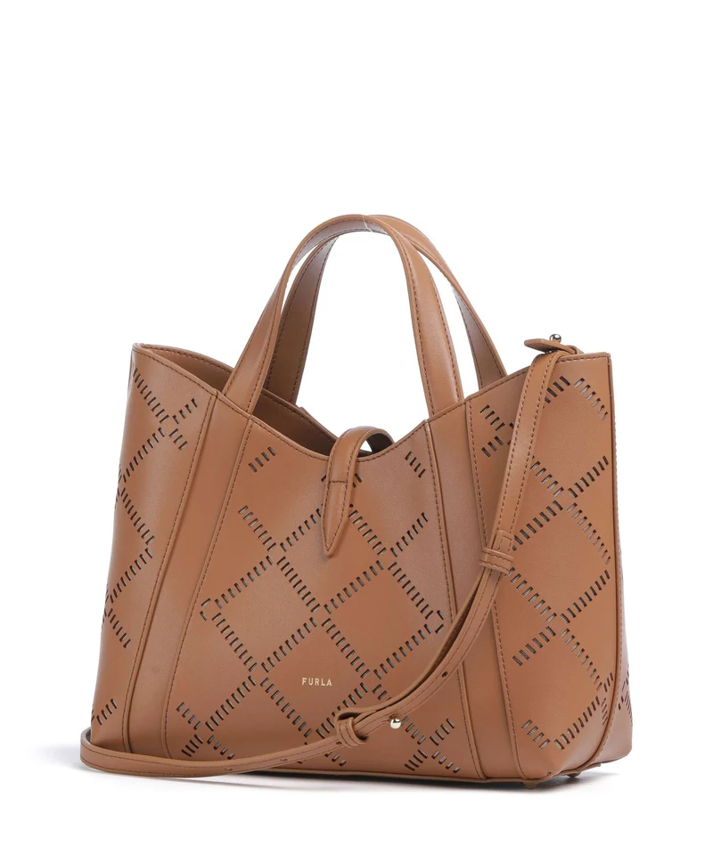 Furla Goccia S Handtasche brandy