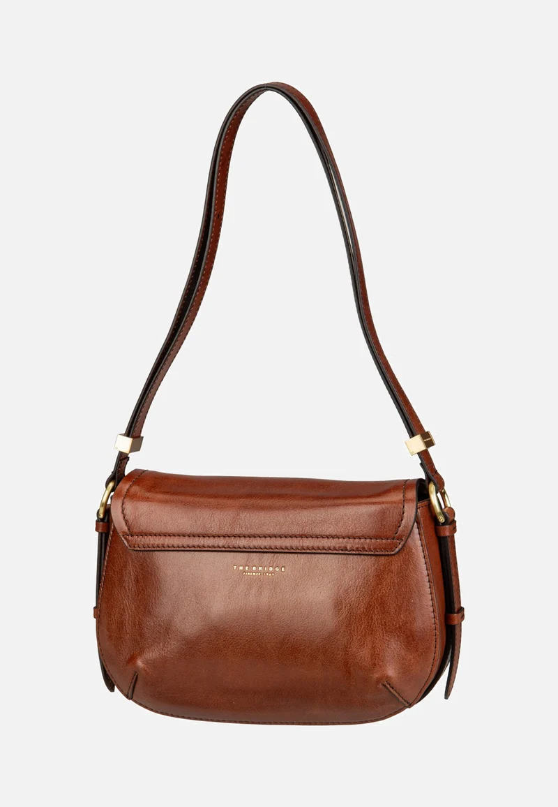 Federica Crossbody Marrone/Oro - Schultertasche