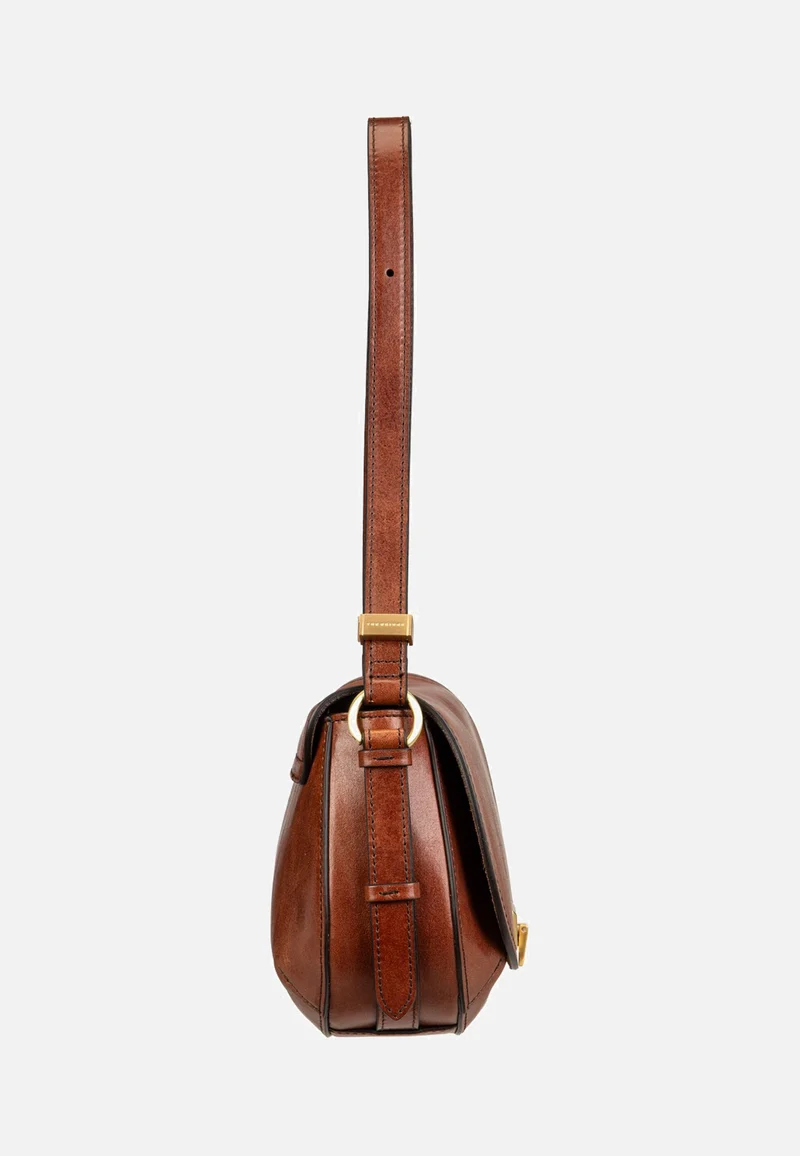 Federica Crossbody Marrone/Oro - Schultertasche