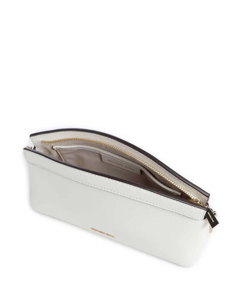 Michael Kors Athena Dome Chain Small Schultertasche optic white