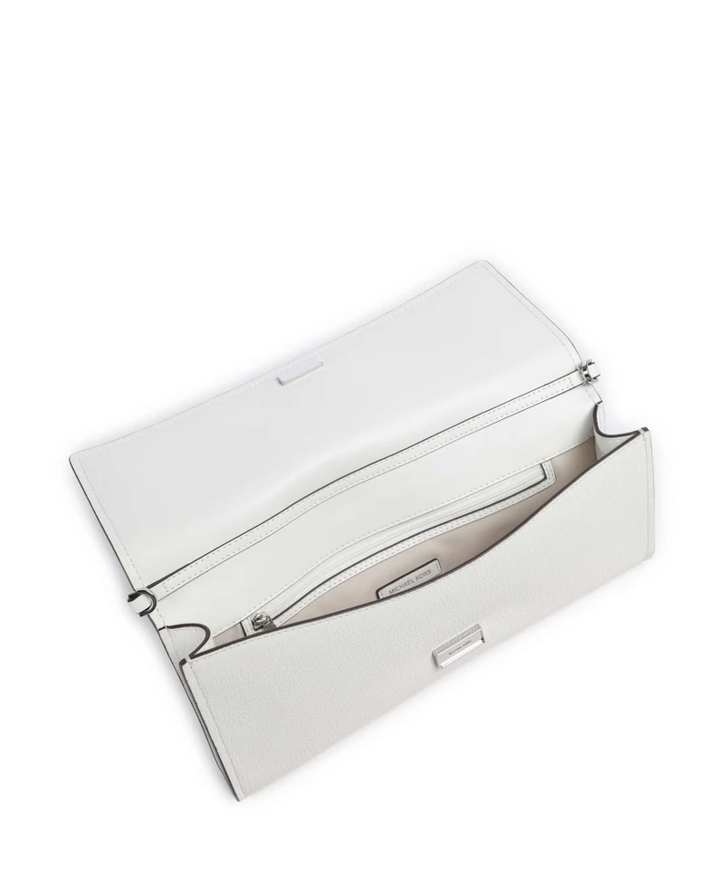 Michael Kors Hamilton Moderne Medium Schultertasche optic white
