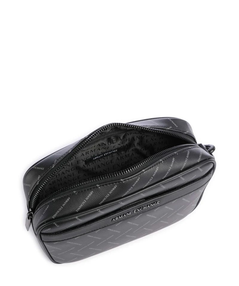 Armani Exchange Ginevra Printed Kulturbeutel black/chiseled stone