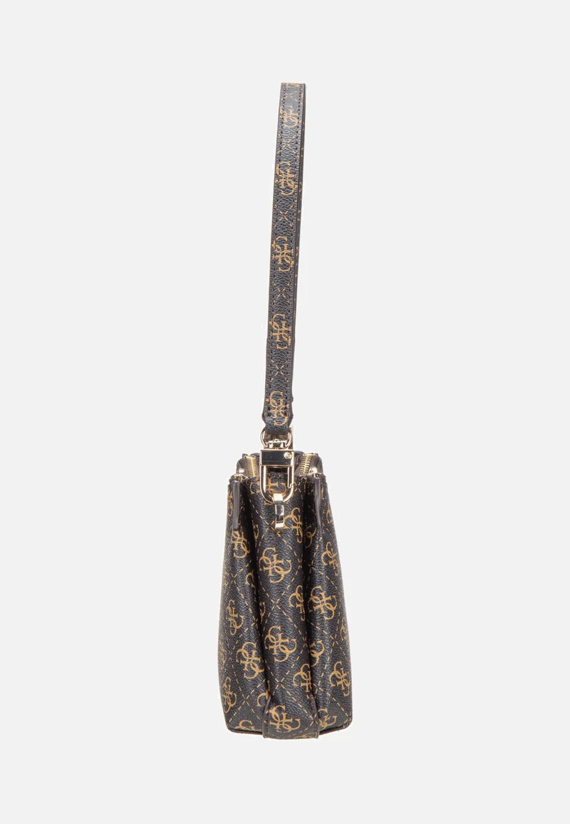 Noelle II 3 Comp Shldr Xbody Brown Logo - Umhängetasche