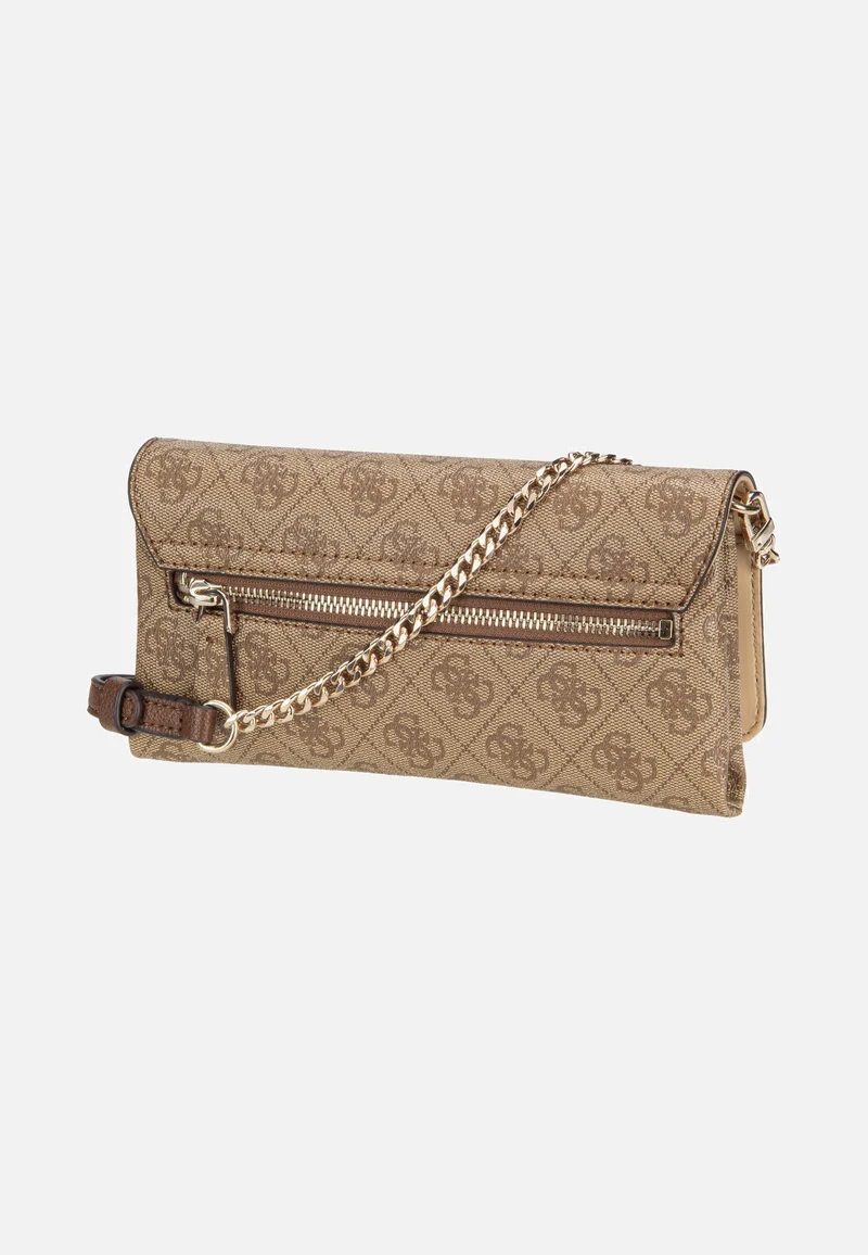 Noelle II Xbody Flap Organizer Latte Logo/Brown - Clutch