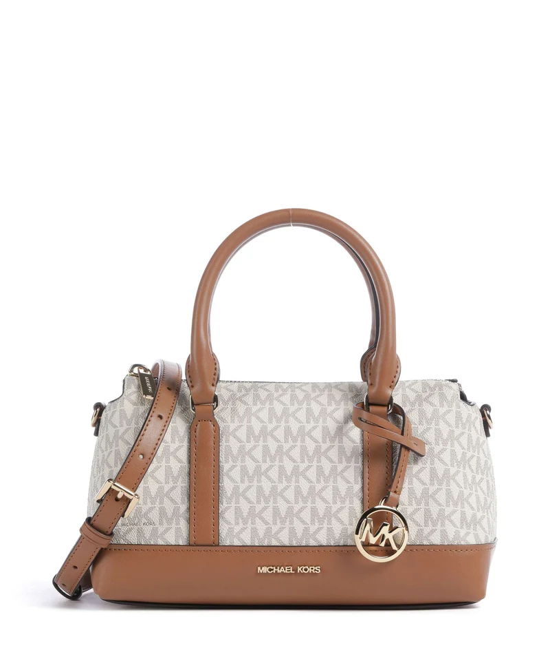 Michael Kors Andie Small Handtasche vanilla/acorn