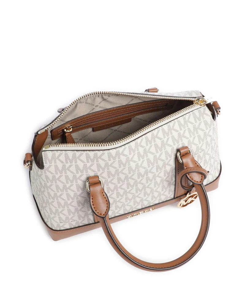 Michael Kors Andie Small Handtasche vanilla/acorn