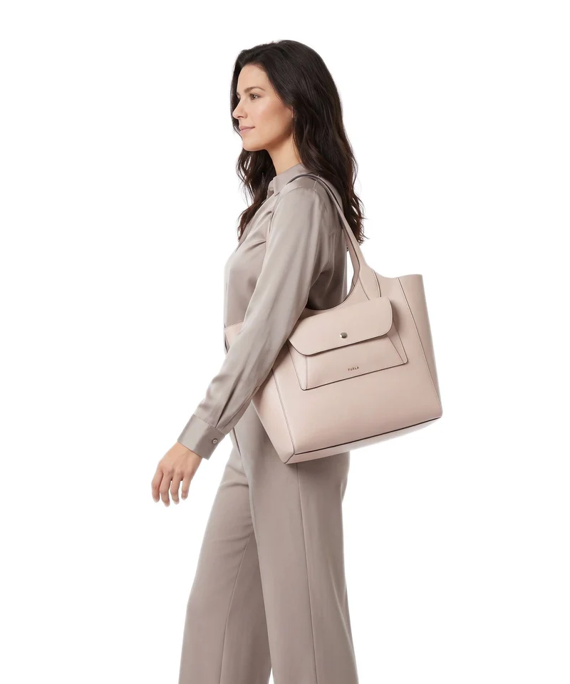 Furla Lea M Shopper anemone pink
