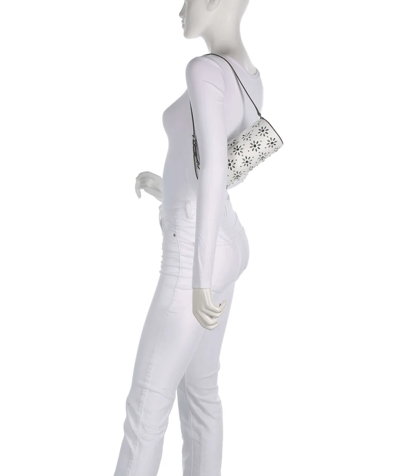 Michael Kors Izzy Small Schultertasche optic white