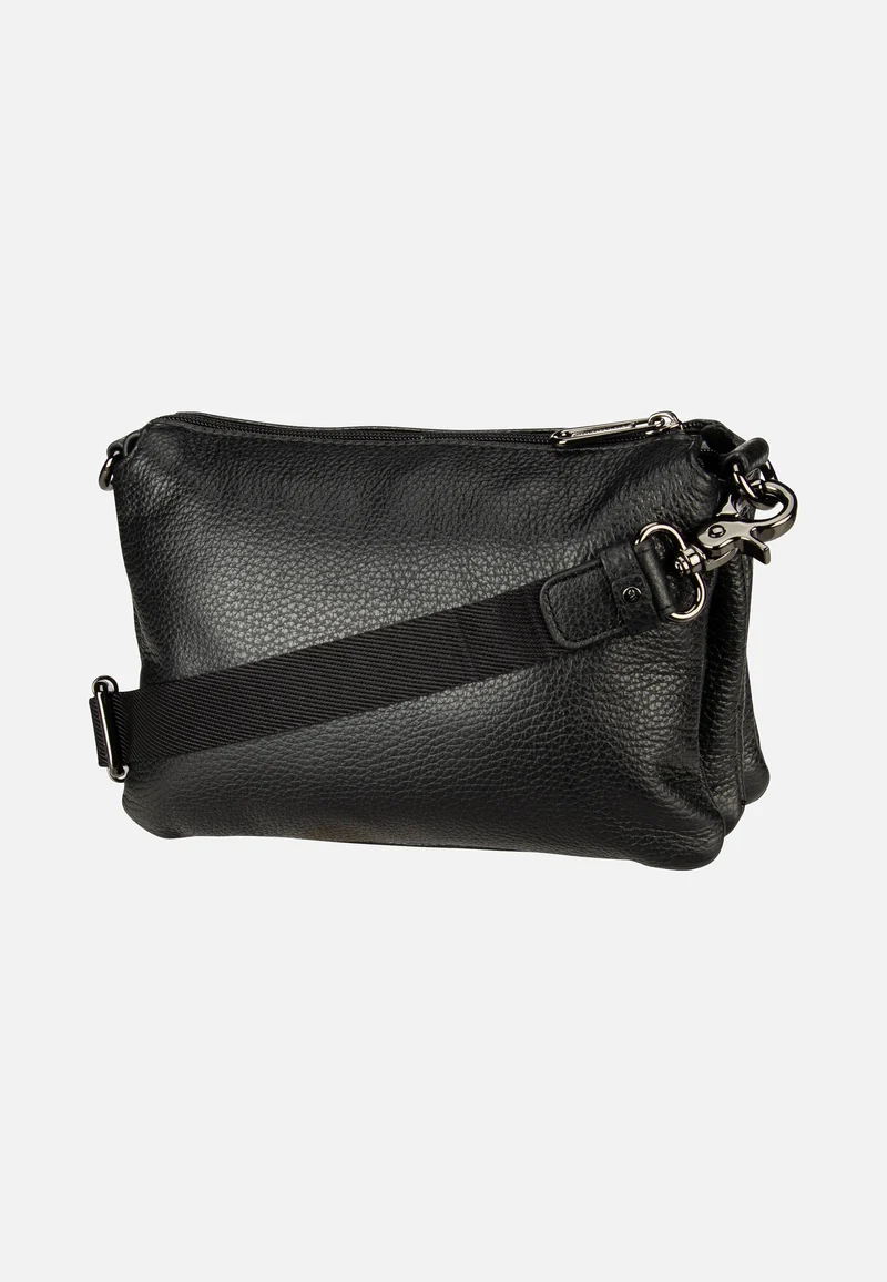 Mellow Leather Pochette FZT82 Nero - Crossbody Bag
