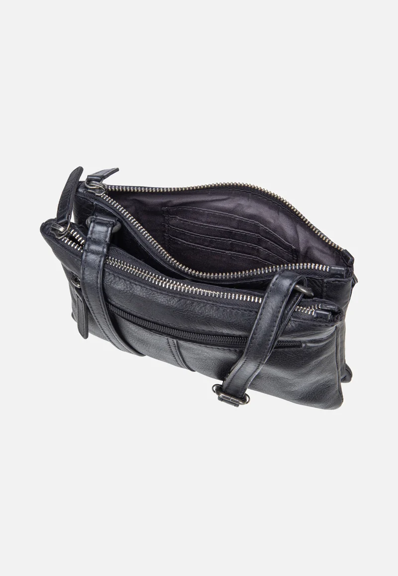 Colombiana Rv 3 Zip Small Black - Crossbody Bag