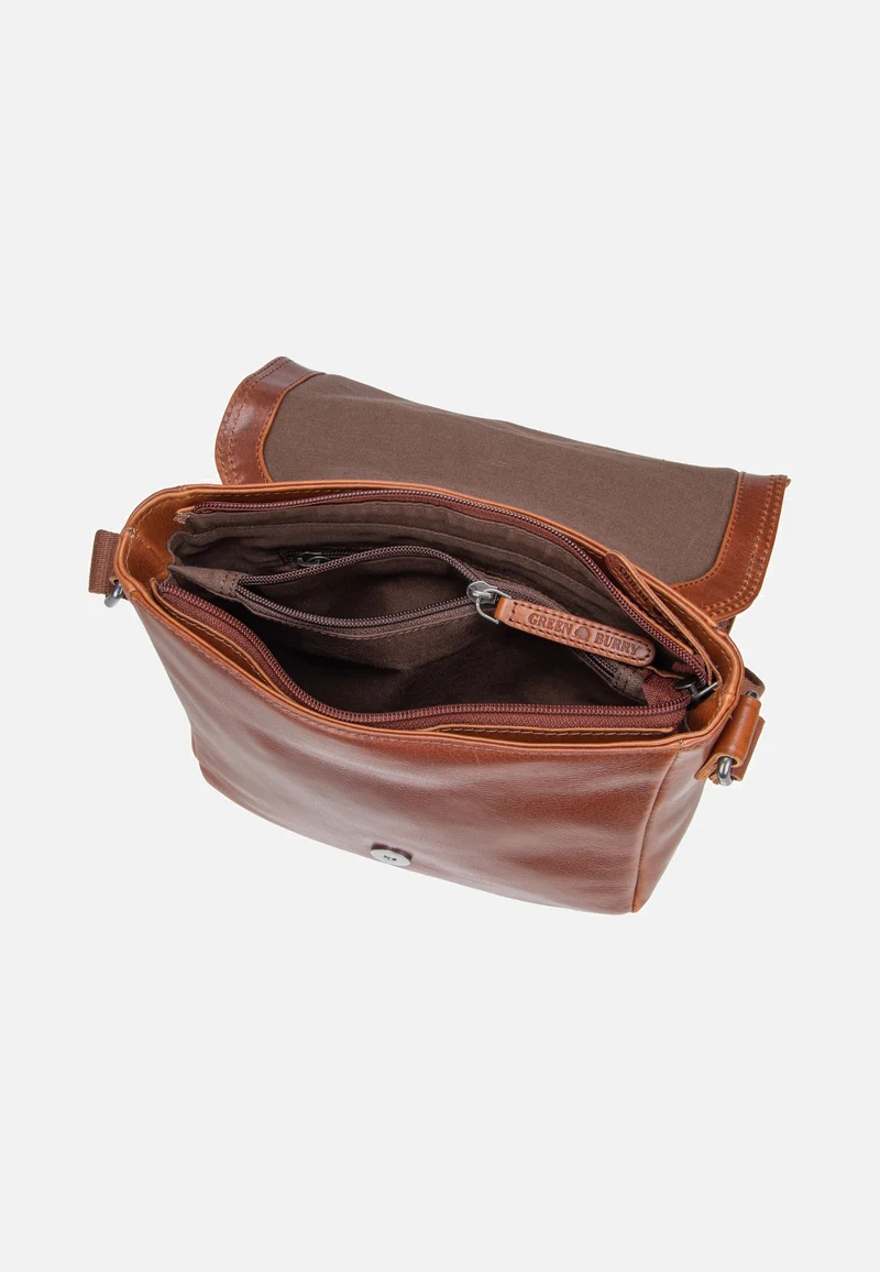 Waxy Vintage Crossbody Bag Tobacco Nut - Crossbody Bag