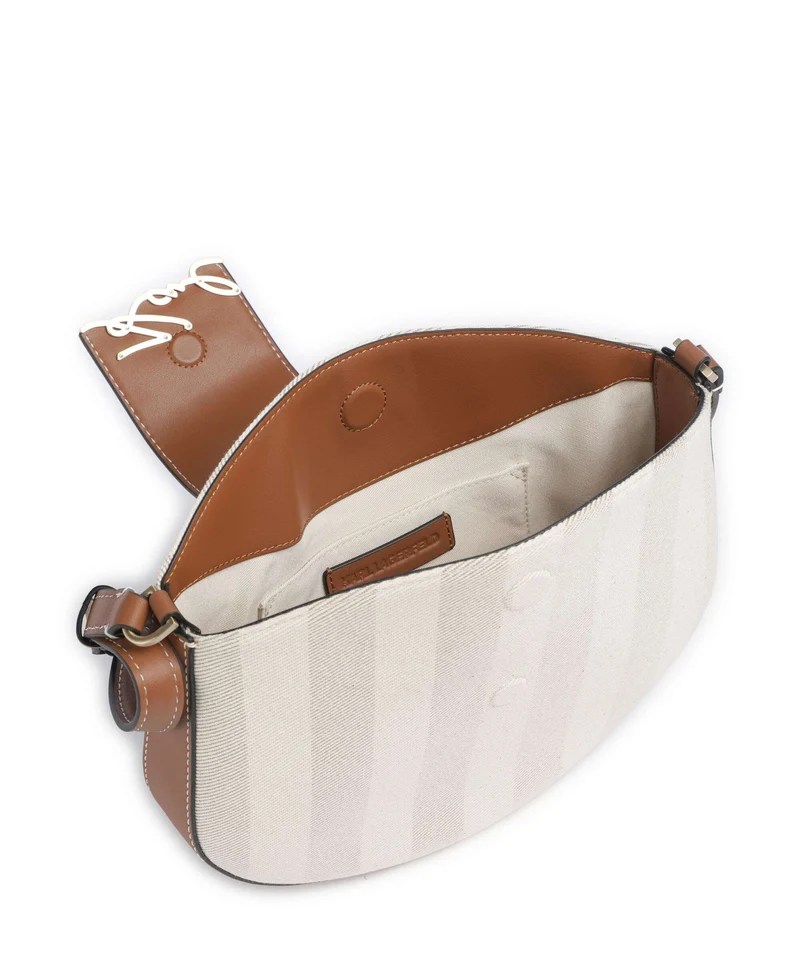 Karl Lagerfeld K/Signature Schultertasche natural canvas/tan