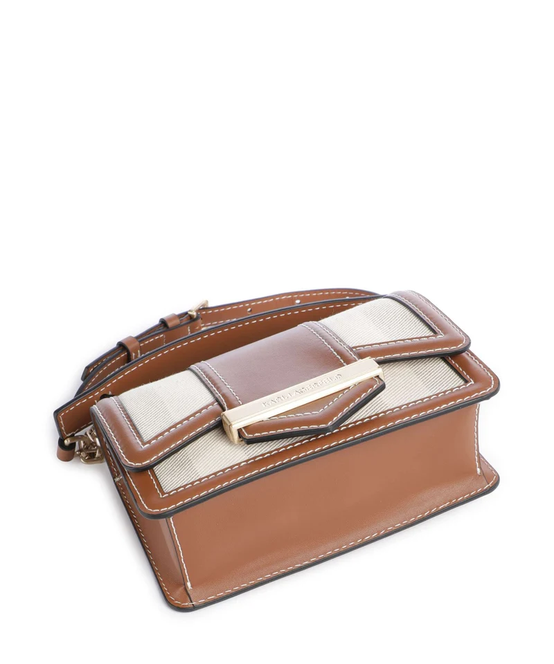 Karl Lagerfeld K/Nova Small Umhängetasche natural canvas/tan