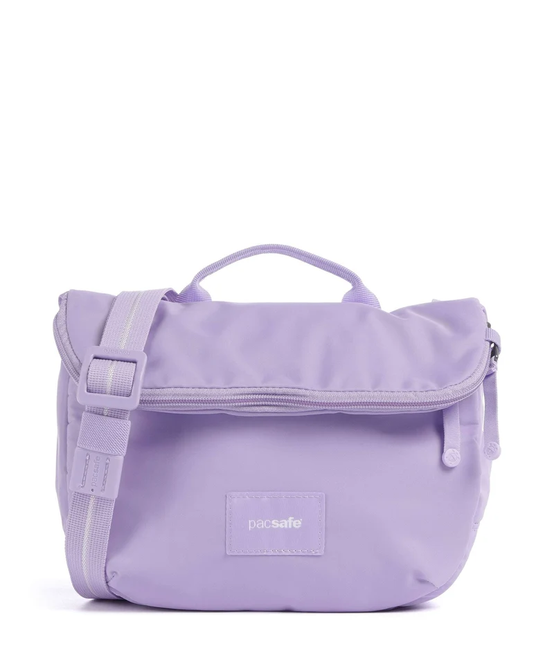 Pacsafe Go Saddle Umhängetasche lavender