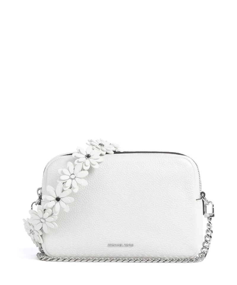 Michael Kors Bryant Medium Umhängetasche optic white
