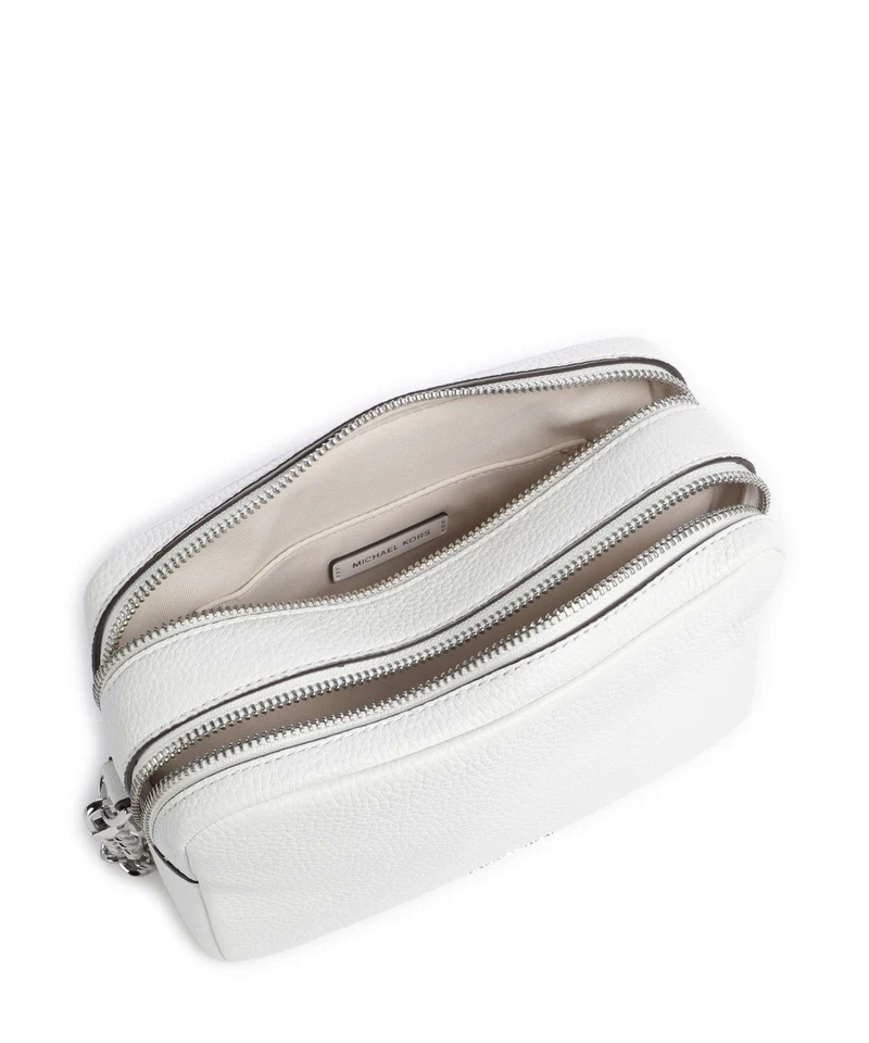 Michael Kors Bryant Medium Umhängetasche optic white