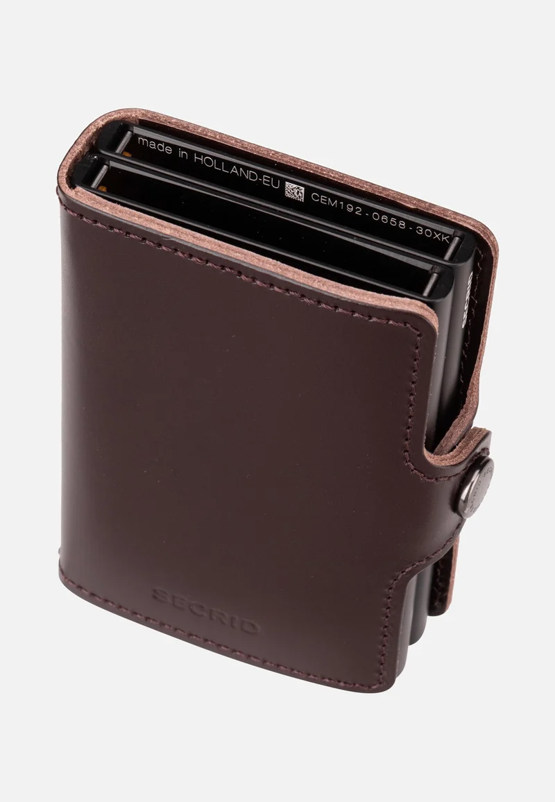 Twinwallet Dusk Dark Brown+ - Portemonnaie
