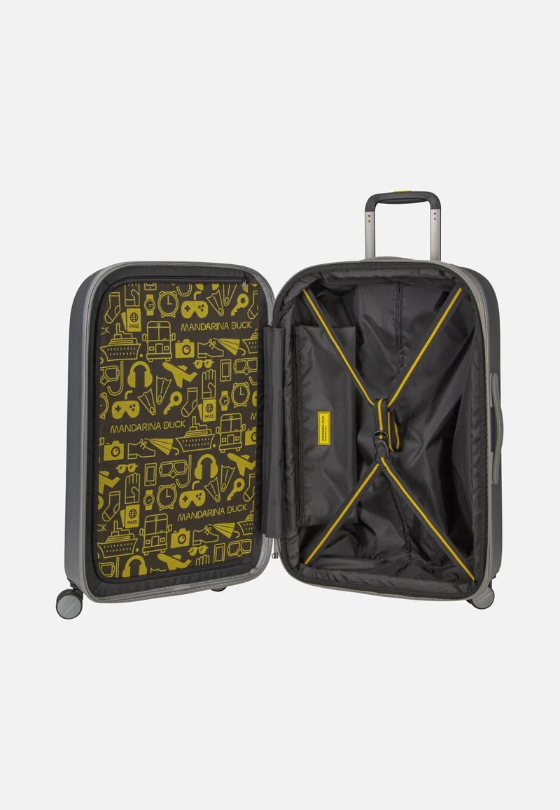 Logoduck + Trolley Medium Exp Silver - Koffer