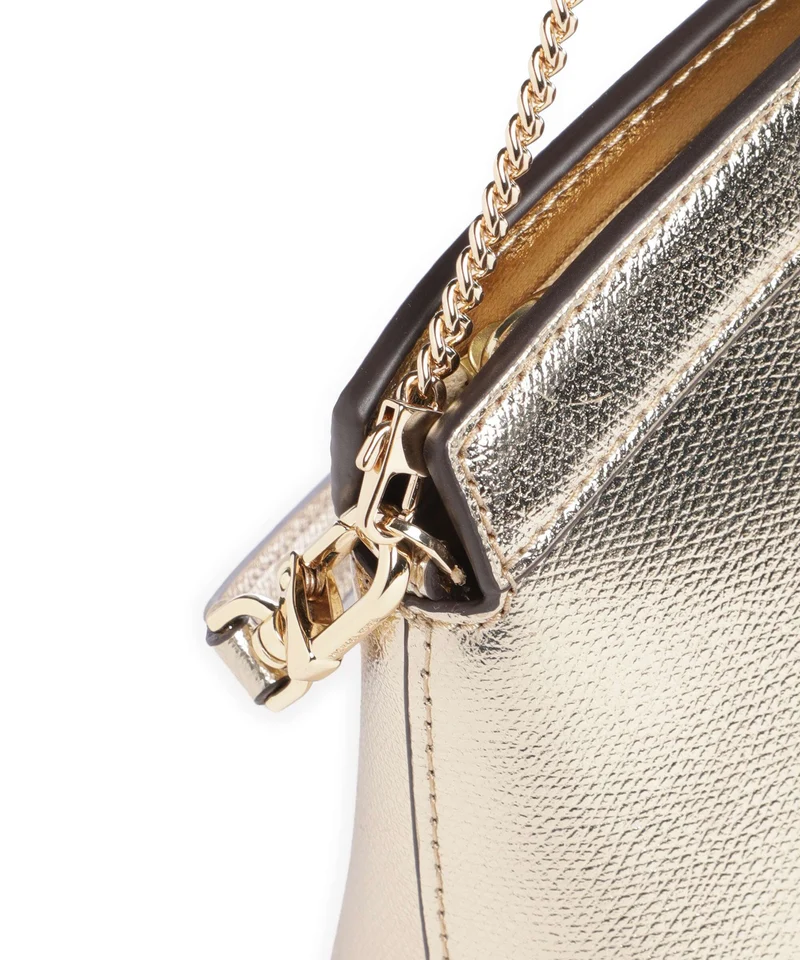 Michael Kors Athena Dome Chain Small Schultertasche pale gold