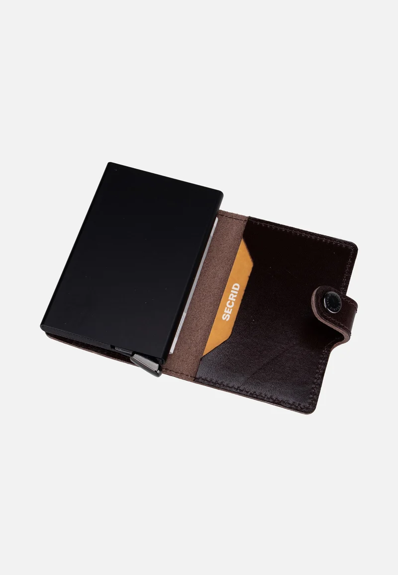 Premium Miniwallet+ Dusk Dark Brown - Portemonnaie
